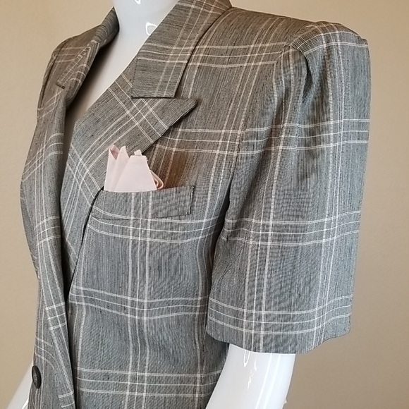 VTG Sassoon Plaid Suiting Jacket - Picture 6 of 16